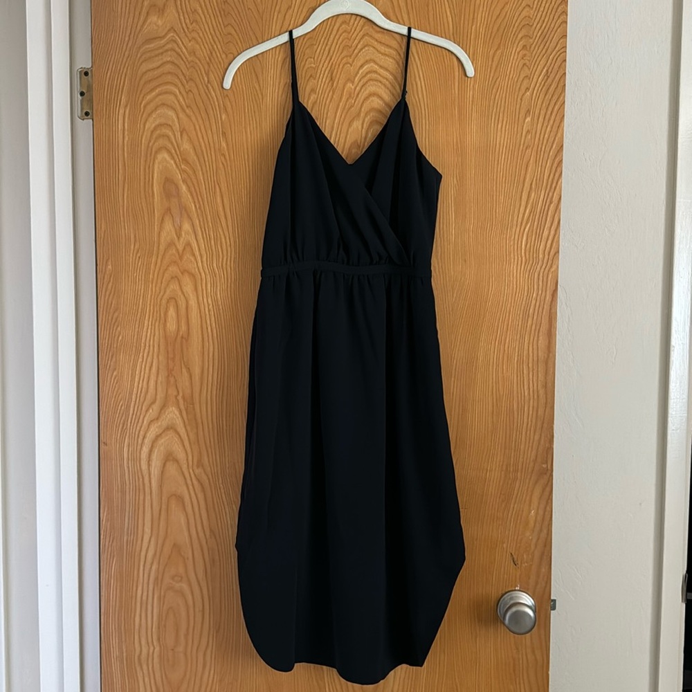 Madewell Dress with Cross Front Detail and Curved Hem, size 2